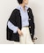 【IRONING/アイロニング】long cable cape