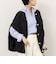【IRONING/アイロニング】long cable cape
