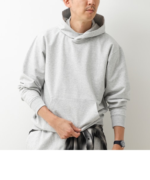 度詰ミニ裏毛ストレッチスウェットフーディー 26AW