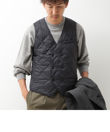 【TAION/タイオン】W-BRESTED SNAP BUTTON DOWN GILET 26AW