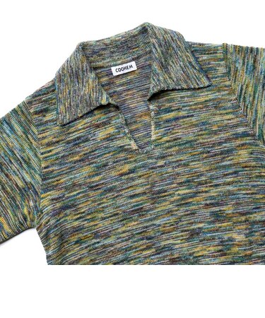 【COOHEM/コーヘン】鬼カスリ ポロ衿スキッパーPO 26AW