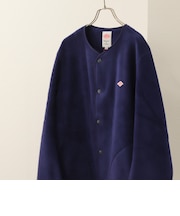【DANTON/ダントン】FLEECE COLLARLESS JACKET（JD-8939）26AW