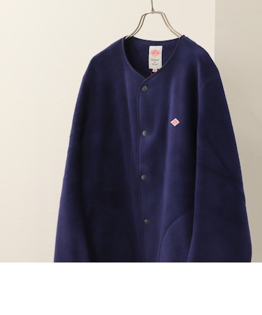 【DANTON/ダントン】FLEECE COLLARLESS JACKET(JD-8939)26AW