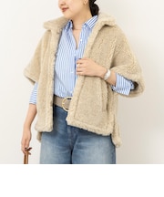 【TICCA/ティッカ】WOOLファーポンチョ