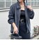 【サマになる】ウォッシャブルOTONAフリースZIPブルゾン