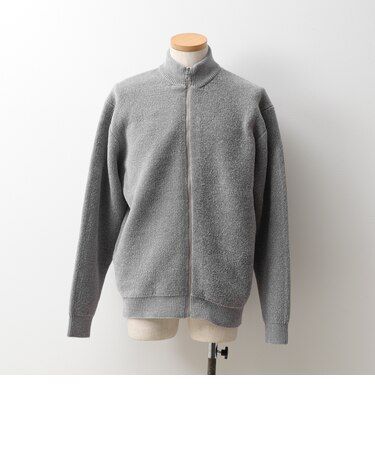 接結モールスタンドジップカーディガン 26AW