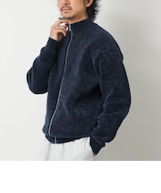 接結モールスタンドジップカーディガン 26AW