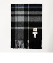 カシミヤチェックマフラー 30cm幅