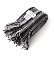 【JAMES CHARLOTTE/ジェームス・シャルロット】501 Warp Knit Multi Stripe Scarf 25cm幅