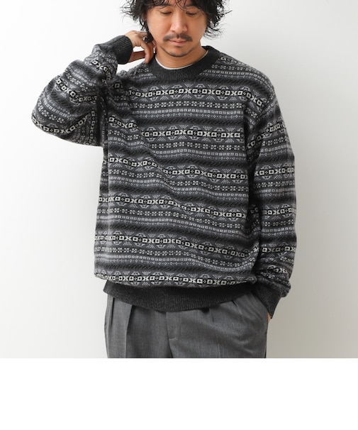 フェアアイルSJQ シングルジャカードニット 26AW