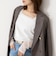 ウォッシャブルシアー×スムース2WAYドッキングカットソー
