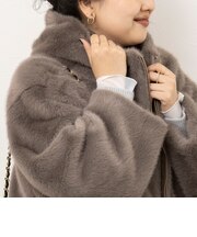 【WEB限定】フェイクファージップブルゾン