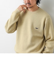 クジラ刺繍ロゴWJQ ダブルジャカードニット 26AW