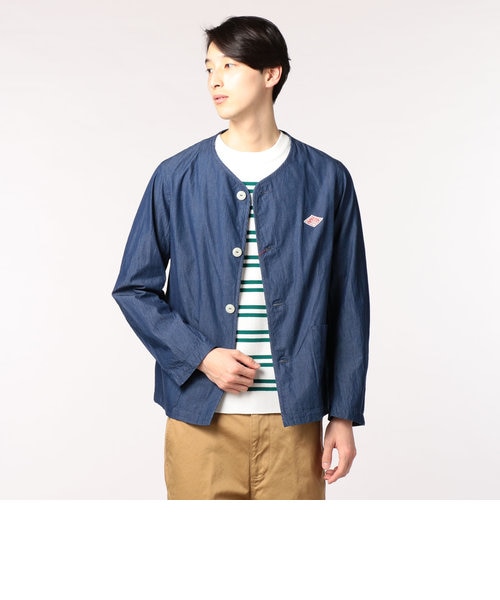 DANTON/ダントン】ノーカラーブルゾン #JD-8883 DIN｜フレディ