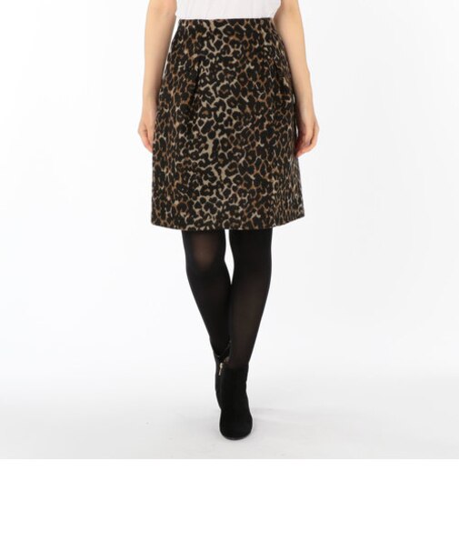 レオパード柄スカート