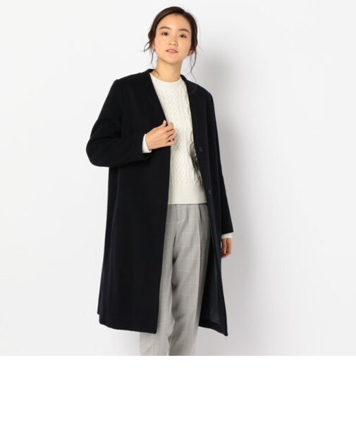 ビーバーVネックコート