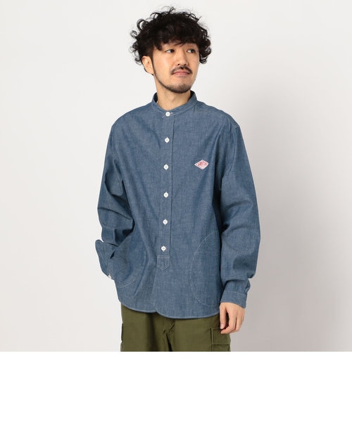 DANTON/ダントン】バンドカラーオックスシャツ #JD-3607 YOX/COC
