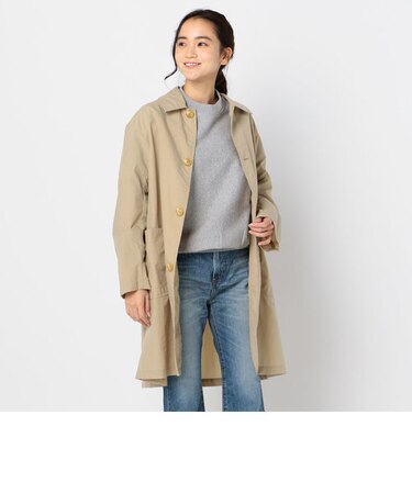 DANTON/ダントン】NYLON TAFFETA ステンカラーコート (#JD-8037 NTF 