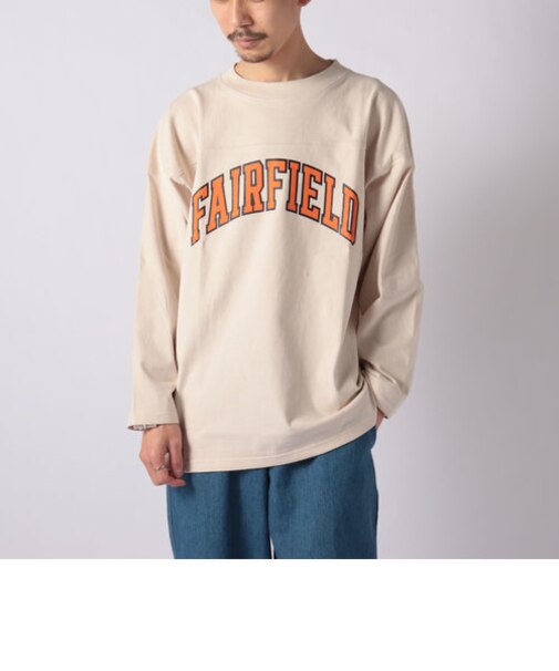 カレッジプリント フットボールT