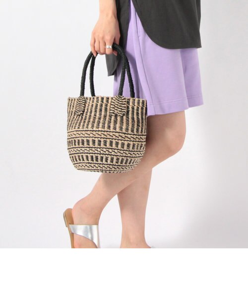 プラダ籠バックヴィンテージ EARTH MADE/アースメイド】ABACA KENYA BAG かごバッグ｜フレディ