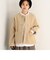 【WEB限定】【DANTON/ダントン】WOOL LIGHT PILE ノーカラーブルゾン #DT-A0013 WLP