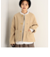 【WEB限定】【DANTON/ダントン】WOOL LIGHT PILE ノーカラーブルゾン #DT-A0013 WLP