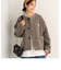 【WEB限定】【DANTON/ダントン】WOOL LIGHT PILE ノーカラーブルゾン #DT-A0013 WLP