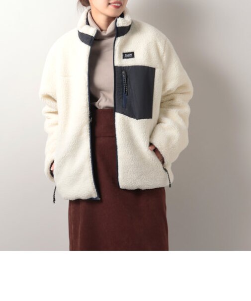 WEB限定】【TAION/タイオン】ボア×ダウン リバーシブルジャケット 