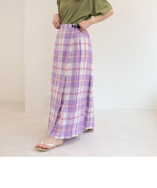 オニールオブダブリン リネンキルトロングスカート WEB限定】【O'NEIL of DUBLIN/オニールオブダブリン】リネン