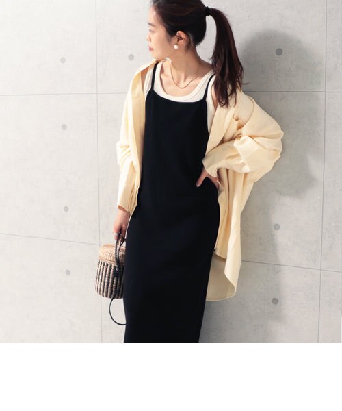 rurumu ハンドニットキャミソールワンピース 縷縷夢兎 rurumu: 23SS ハンドニットキャミソールワンピース mint