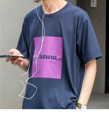 【MIZUNO/ミズノ】QUICK DRY TEE クイックドライ 別注ロゴプリントTシャツ