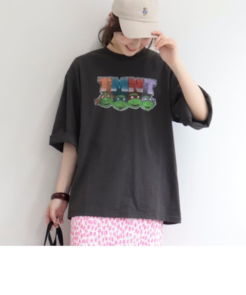 【MUTANET TURTLES×FTL】5分袖Tシャツ