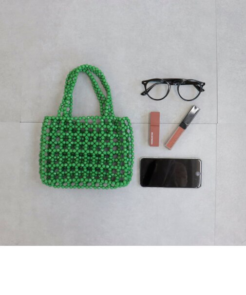 【CASSELINI/キャセリーニ】シンプルビーズバッグ