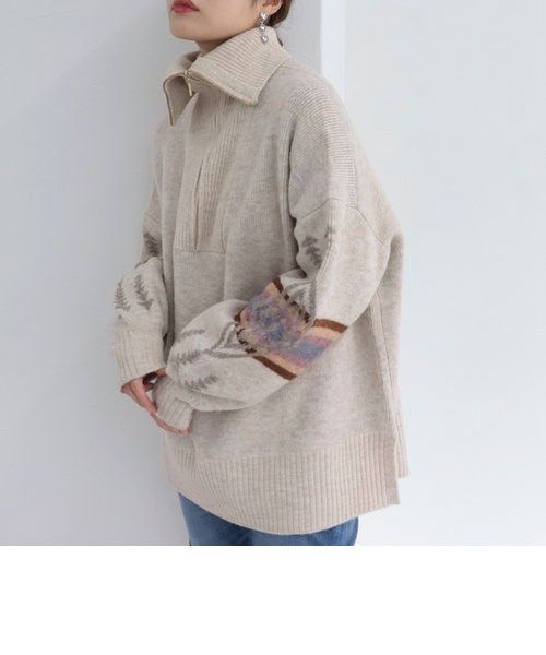 PENDLETON/ペンドルトン】FREDY別注ハーフジップニットプルオーバー