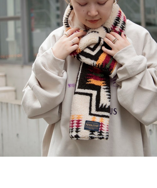 PENDLETON/ペンドルトン】別注HARDING ボアマフラー リバーシブル