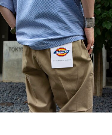 【Dickies/ディッキーズ】T/C ツイルイージーパンツ ワイドチノ チノパン ルーズフィット