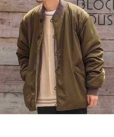 ARMY TWILL/アーミーツイル】リバーシブル ボアライナーブルゾン 