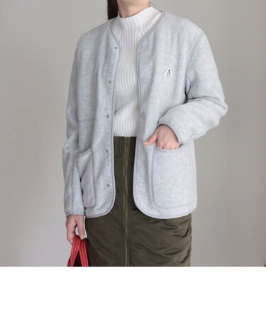 【GEVACO/ゲバコ】両面起毛メランジフリースジャケット