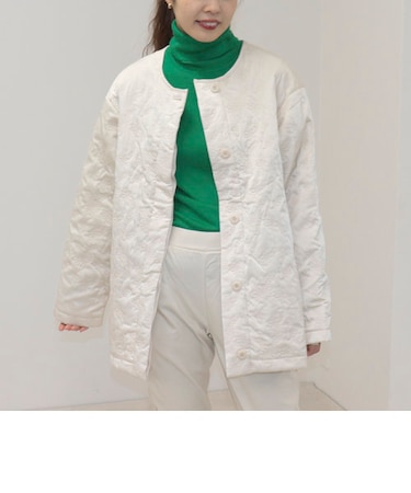 キルティング刺繍ジャケット