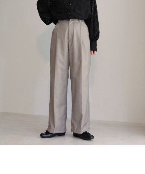 スラックスセンタープレスパンツ