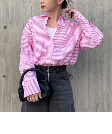 マリン釦ルーズシャツ