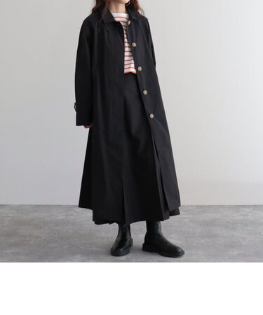 ナイロンステンカラーコート