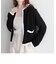 ポケット付き配色カーディガン