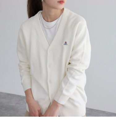【GEVACO/ゲバコ】FG限定/ガーター編みコットンカーディガン