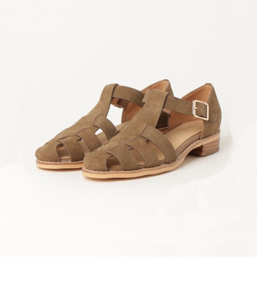 【WEB限定】【MOHI/モヒ】スエード3バンドグルカサンダル