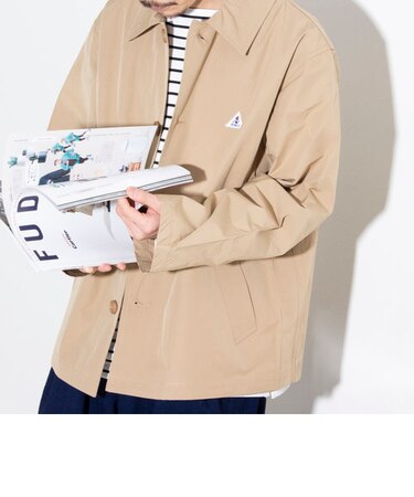 【GEVACO/ゲバコ】高密度ウェザーショートブルゾン ステンカラー