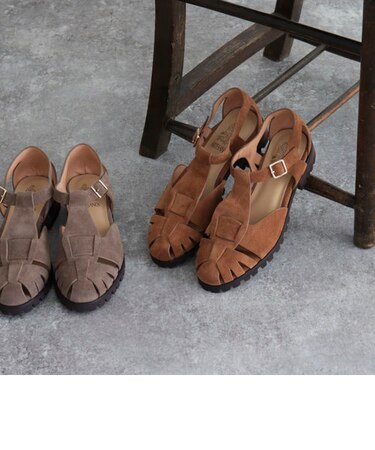 【ARTESANOS/アルテサノス】スエードラグソールサンダル