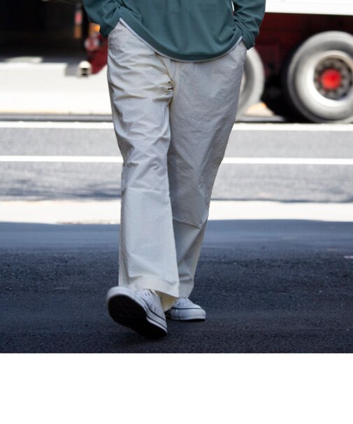 【GLOSTER/グロスター】ナイロンイージーパンツ シェフパンツ ナイロンパンツ