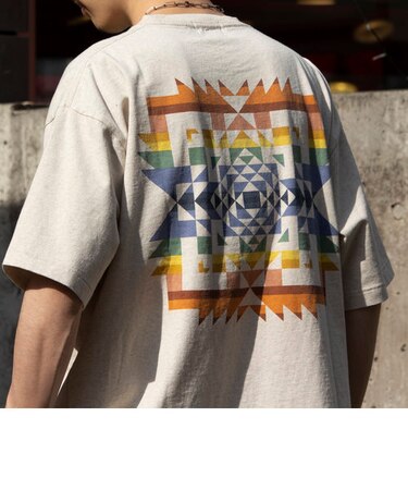 【PENDLETON/ペンドルトン】バックプリントTシャツ ルーズシルエット ワンポイントロゴ