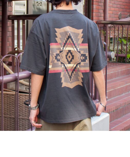 【PENDLETON/ペンドルトン】バックプリントTシャツ ルーズシルエット ワンポイントロゴ